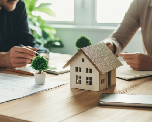 Securing Your Dream Home: Realtor Signs Mortgage Agreement for H